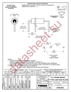 4100-053LF datasheet  